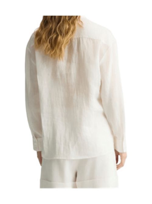 camicia donna manica lunga taschini bianca LIU JO | WA5487-T686110701